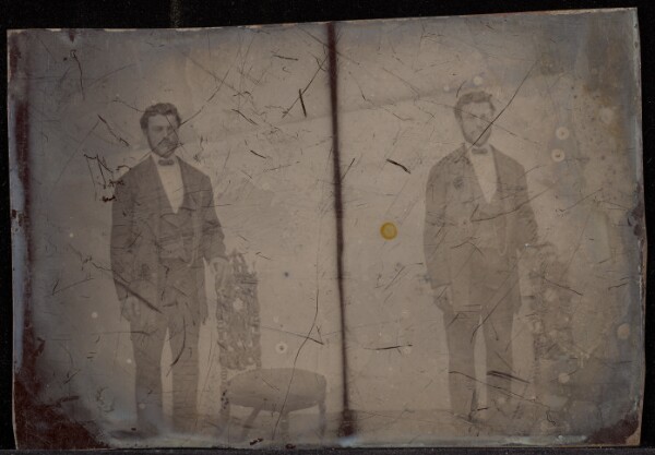 Jacob Byerly, [Dobule portrait of a bearded man]