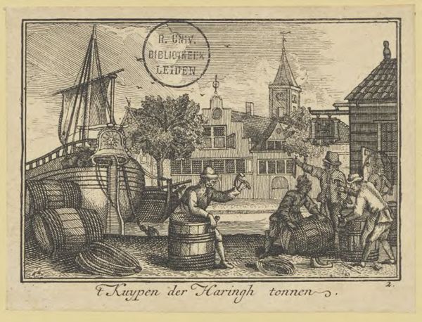 Adolf van der Laan, 't Kuypen der Haringh tonnen /