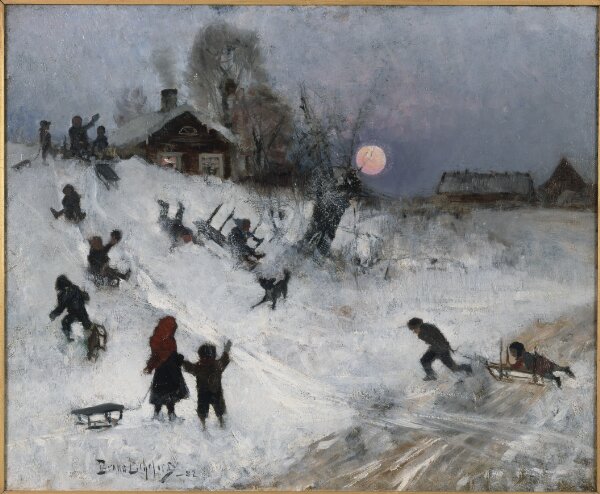 Bruno Liljefors, Kälkbacksåkning
