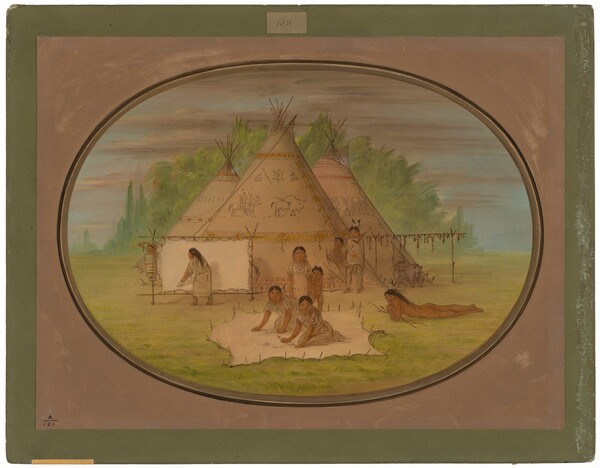 George Catlin, Cheyenne Village