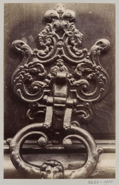 Atget, Jean-Eugène-Auguste, Door Knocker, Paris, France