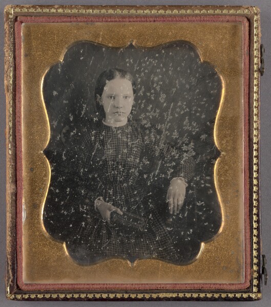 Unknown, [Portrait of a Seated Young Girl]