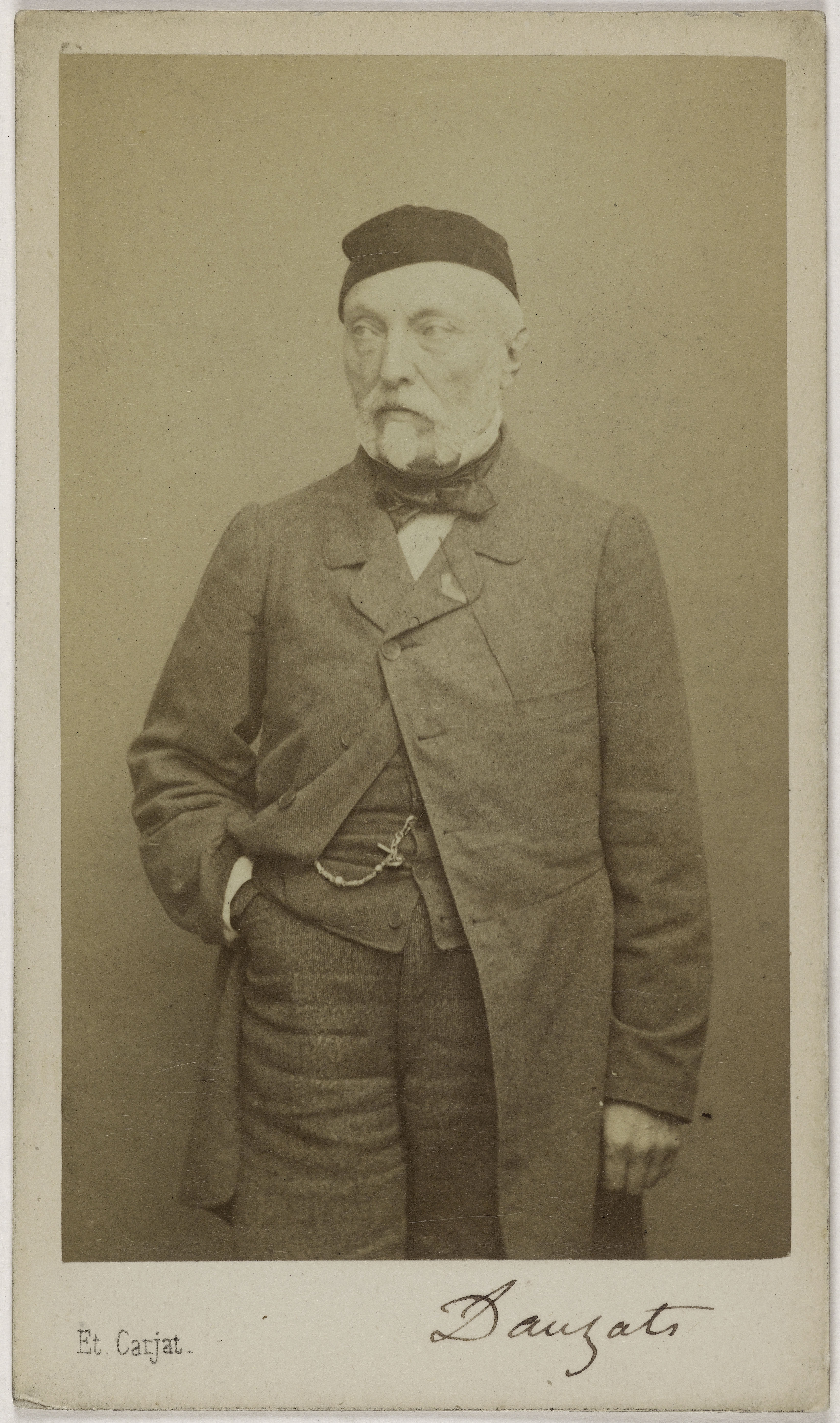 Carjat & Cie, Portrait d'Adrien Dauzats (1804-1868), (peintre)