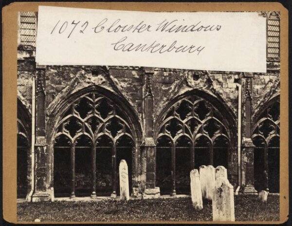 Francis Frith, Cloister Windows.  Canterbury