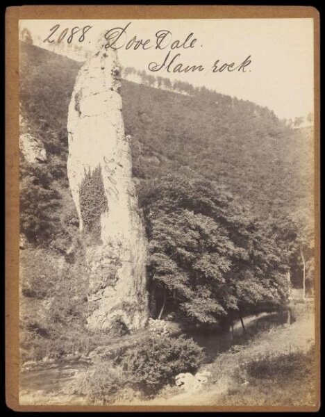 Francis Frith, Dove Dale.  Ilam rock