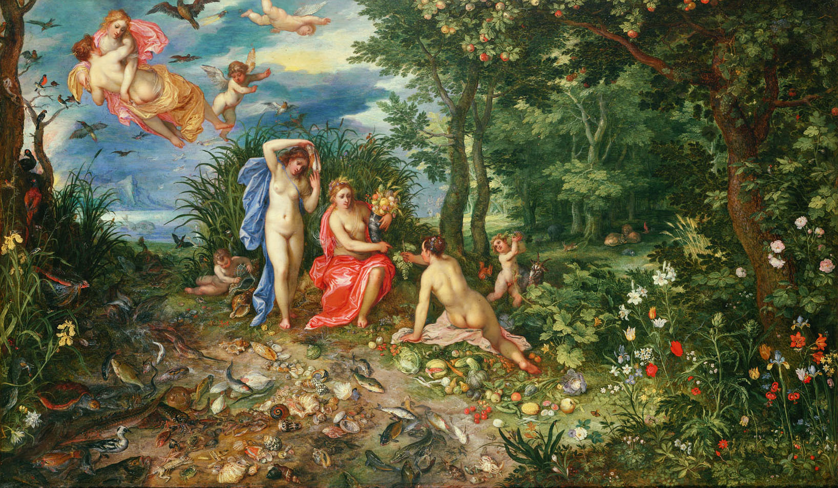 Jan Brueghel the Elder, Ceres and the Four Elements