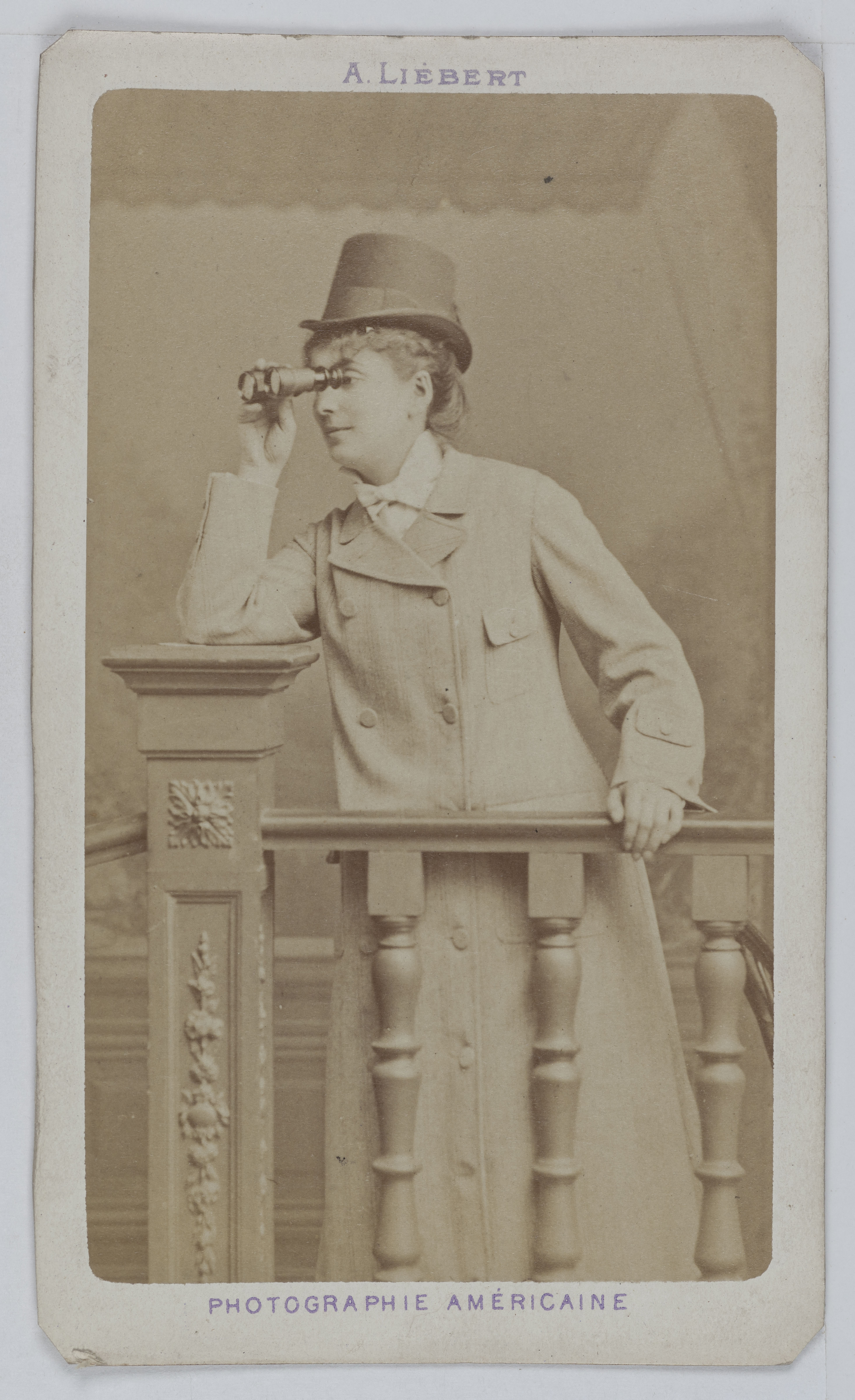Alphonse Liébert, Portrait d'Augustine-Alexandrine Toulet (1849-1931), dite Alice Regnault, actrice de théâtre entre 1869 et 1880.