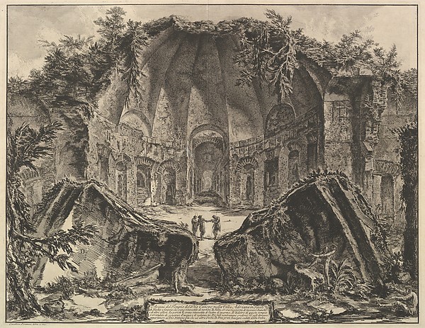 Giovanni Battista Piranesi, Hadrian's Villa: The Canopus (Avanzi del Tempio Dio Canopo nella Villa Adriana in Tivoli)