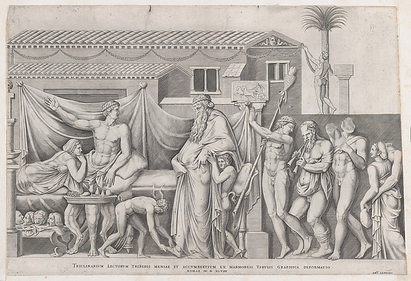 Anonymous, Festival of Dionysius, from "Speculum Romanae Magnificentiae"