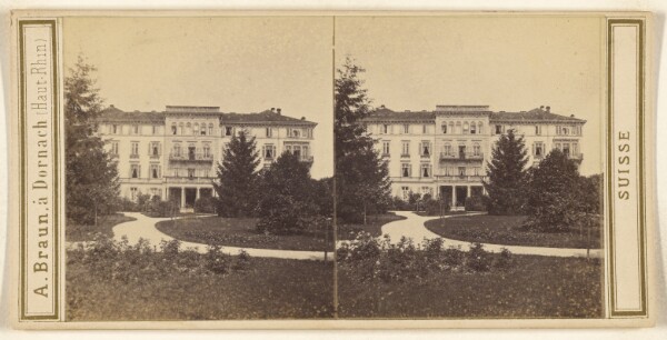 Adolphe Braun, Zurich. Pension Baur au Lac.