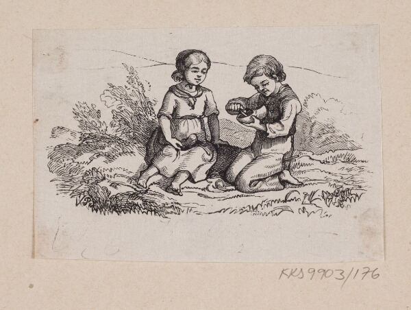 H.P. Hansen, Illustration til "Ib og lille Christine" i H.C. Andersen, "Eventyr og Historier", Bind 2