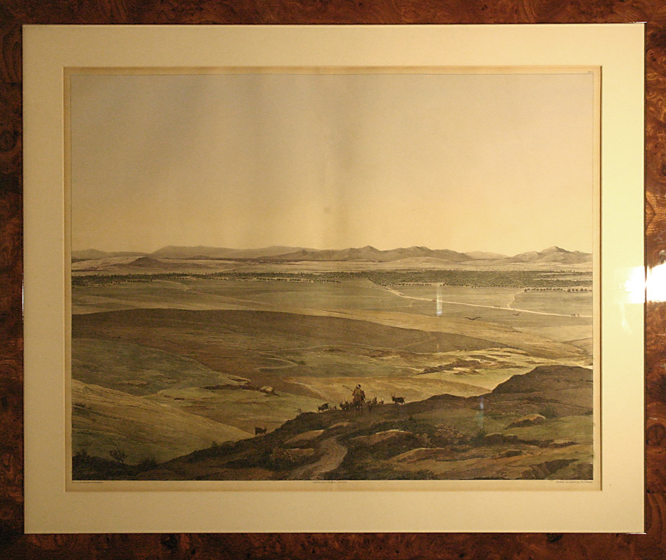 Stademann August Ferdinand, Πανόραμα: Πειραιάς και Σαλαμίνα (Panoramablatt Nro. 5: Piraeus und Salamis)