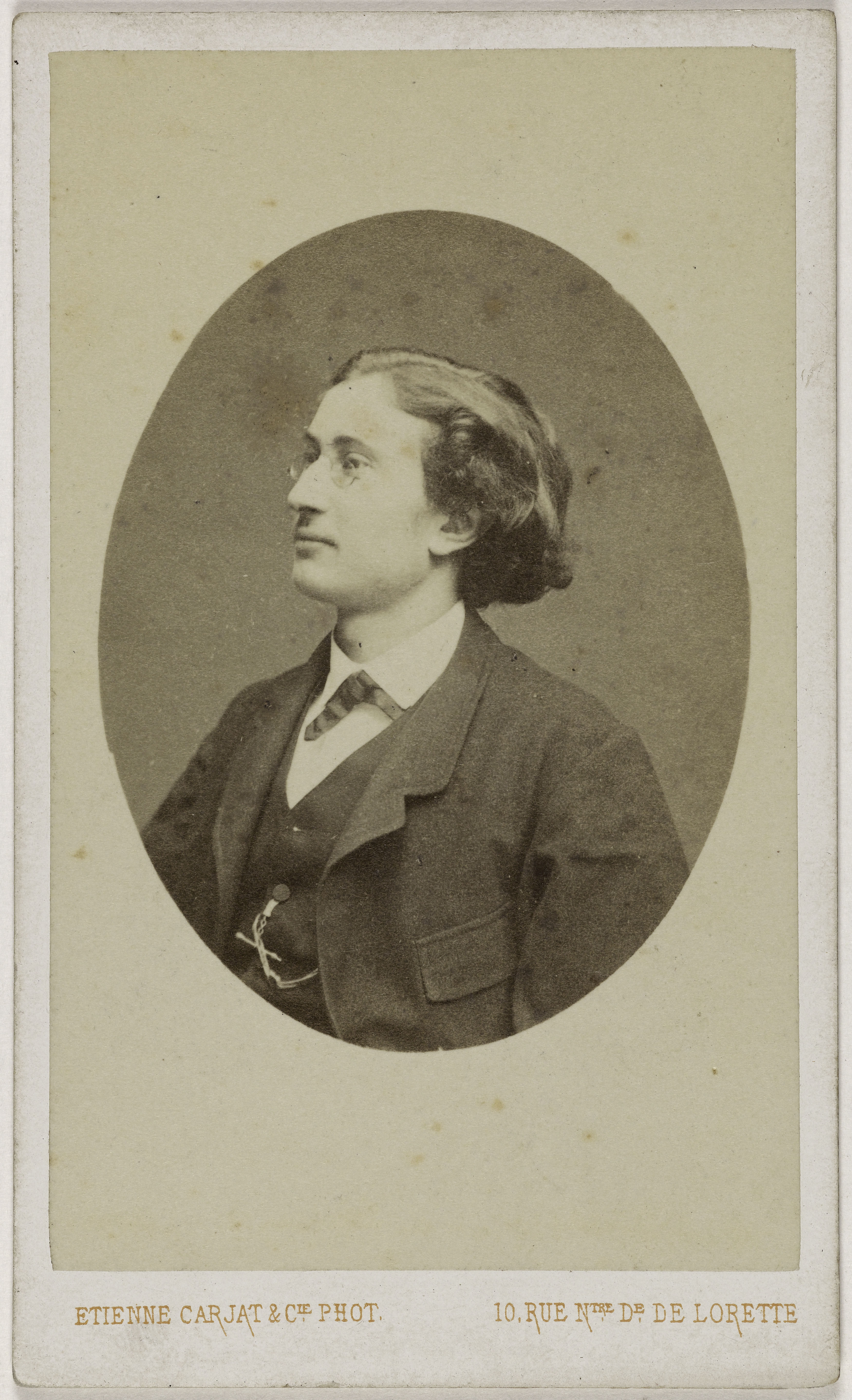 Carjat & Cie, Portrait de Gaston Da Costa (1850-1910), (journaliste, membre de la Commune)