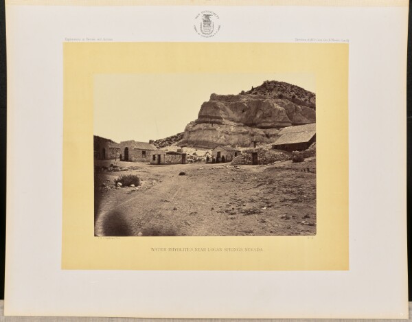 Timothy H. O'Sullivan, Water Rhyolites, near Logan Springs, Nevada