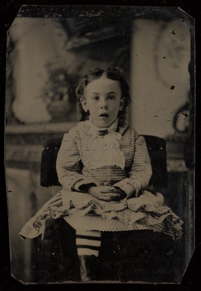 Unknown, [Portrait of a Seated Little Girl]