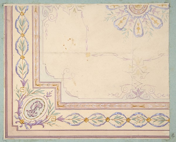Jules-Edmond-Charles Lachaise, Design for a ceiling