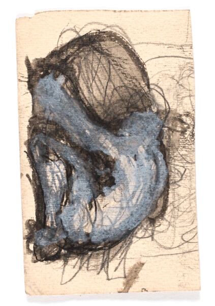 Oluf Hartmann, Studie af knælende, foroverbøjet figur