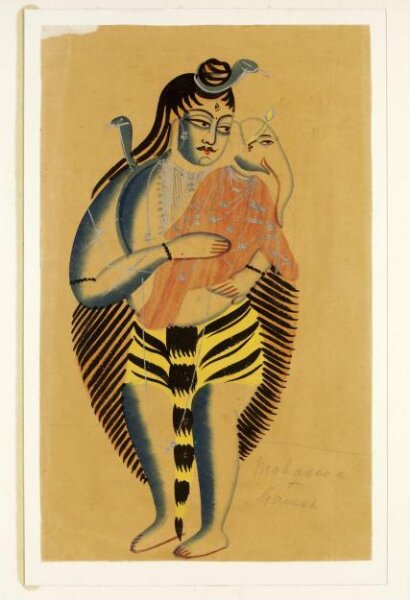 Unknown, Shiva and Ganesha
