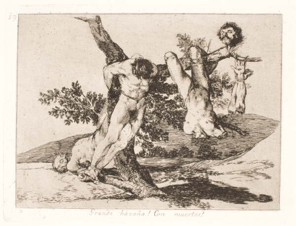 Francisco de Goya, Stor tapperhed! overfor de døde! (39)