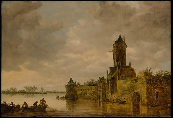 Jan van Goyen, Castle by a River
