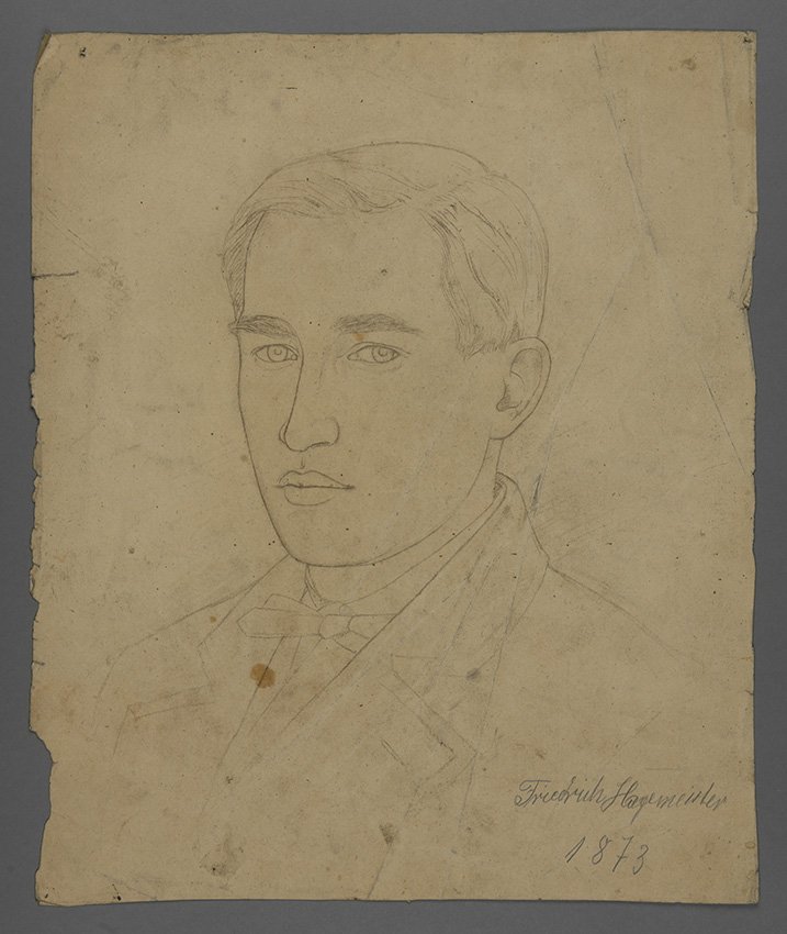 Karl Hagemeister, Porträt Friedrich Hagemeister, 1873
