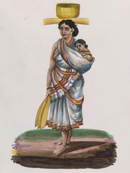 Unknown, A Basket-maker's wife