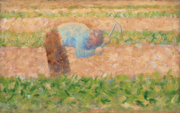 Georges Seurat, Peasant with a Hoe