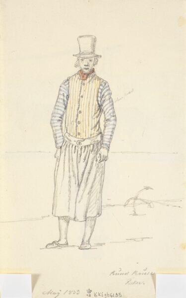 Martinus Rørbye, Knud Kruse. Fisker