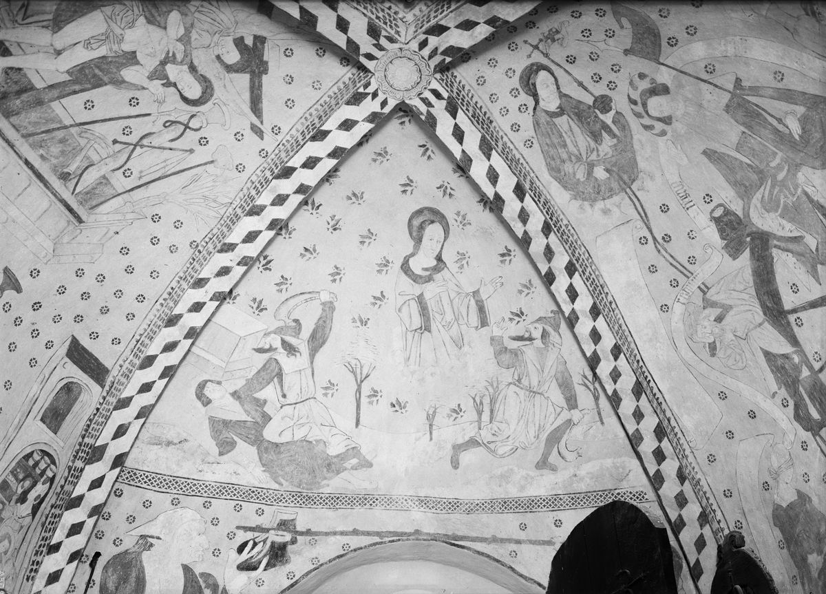 Paul Sandberg, Lime Painting in the Uppland Church