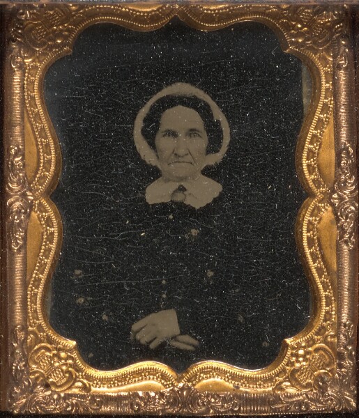 Unknown, [Elderly woman seated]