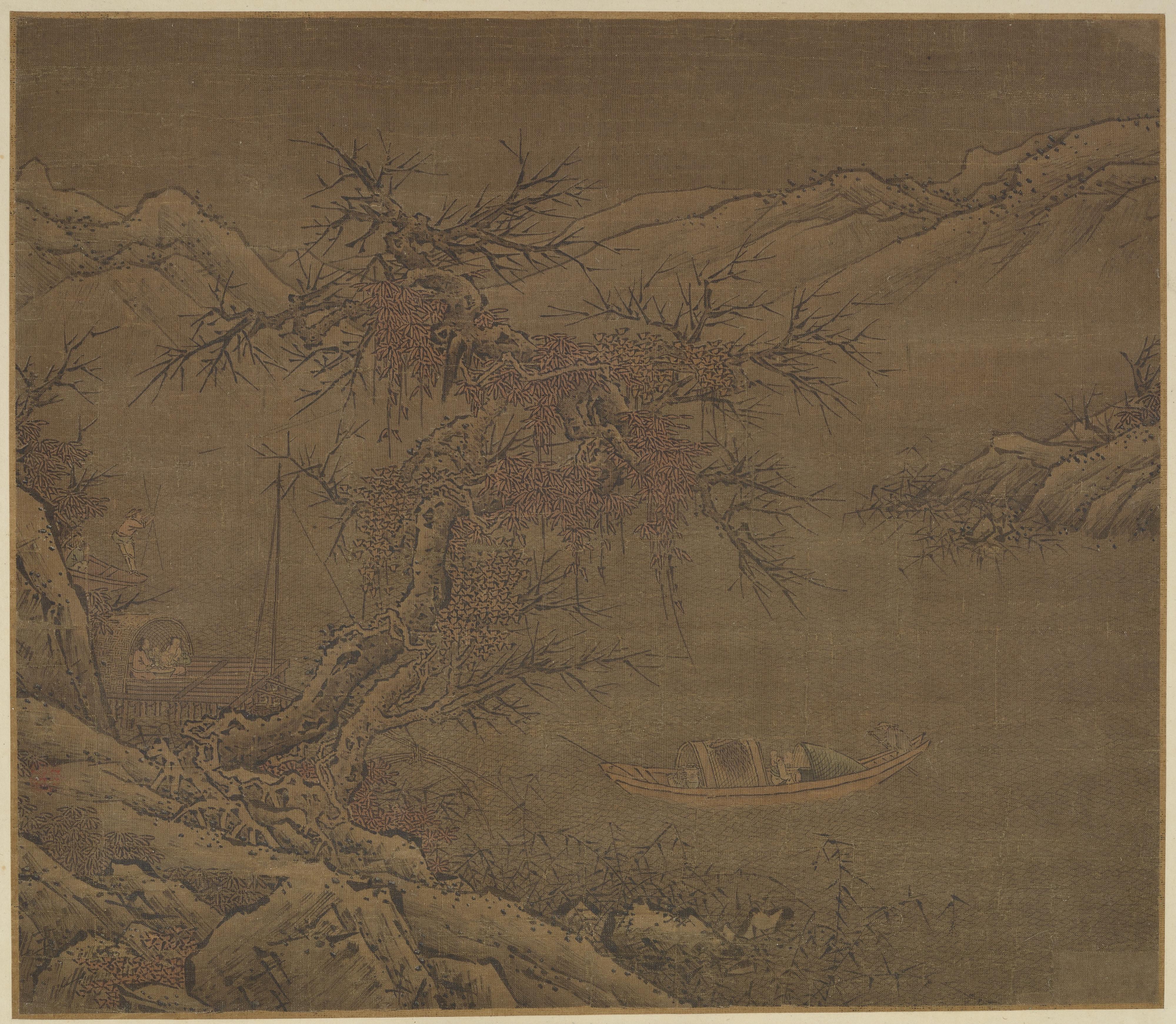 Formerly attributed to Guo Xi, Approaching the winter shore
