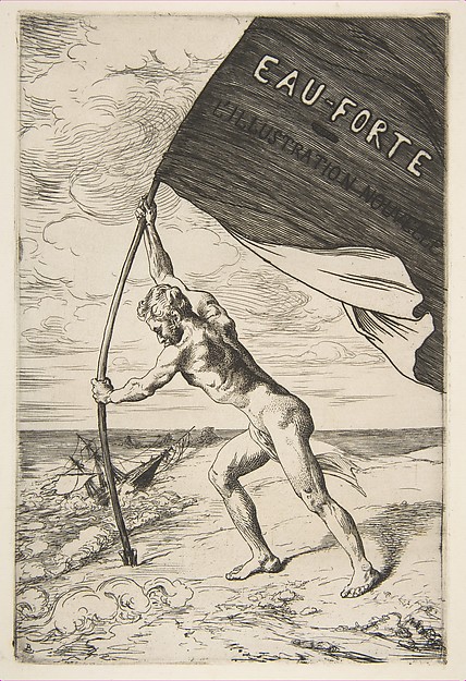 Félix Bracquemond, Frontispiece for "L'Illustration Nouvelle"