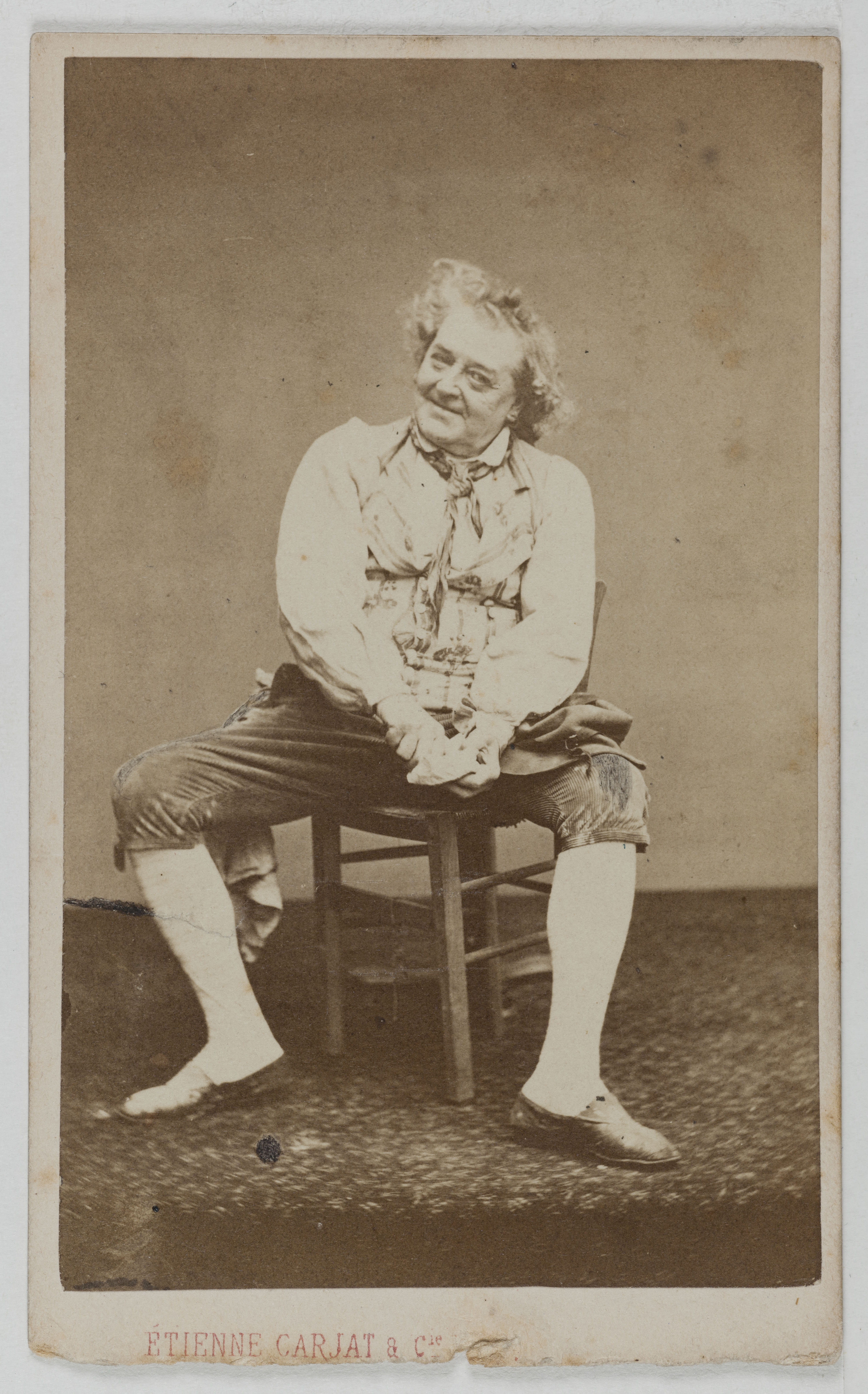 Etienne Carjat, Portrait de Frédérick Lemaître, (Antoine-Louis-Prosper Lemaître, 1800-1876), (acteur)