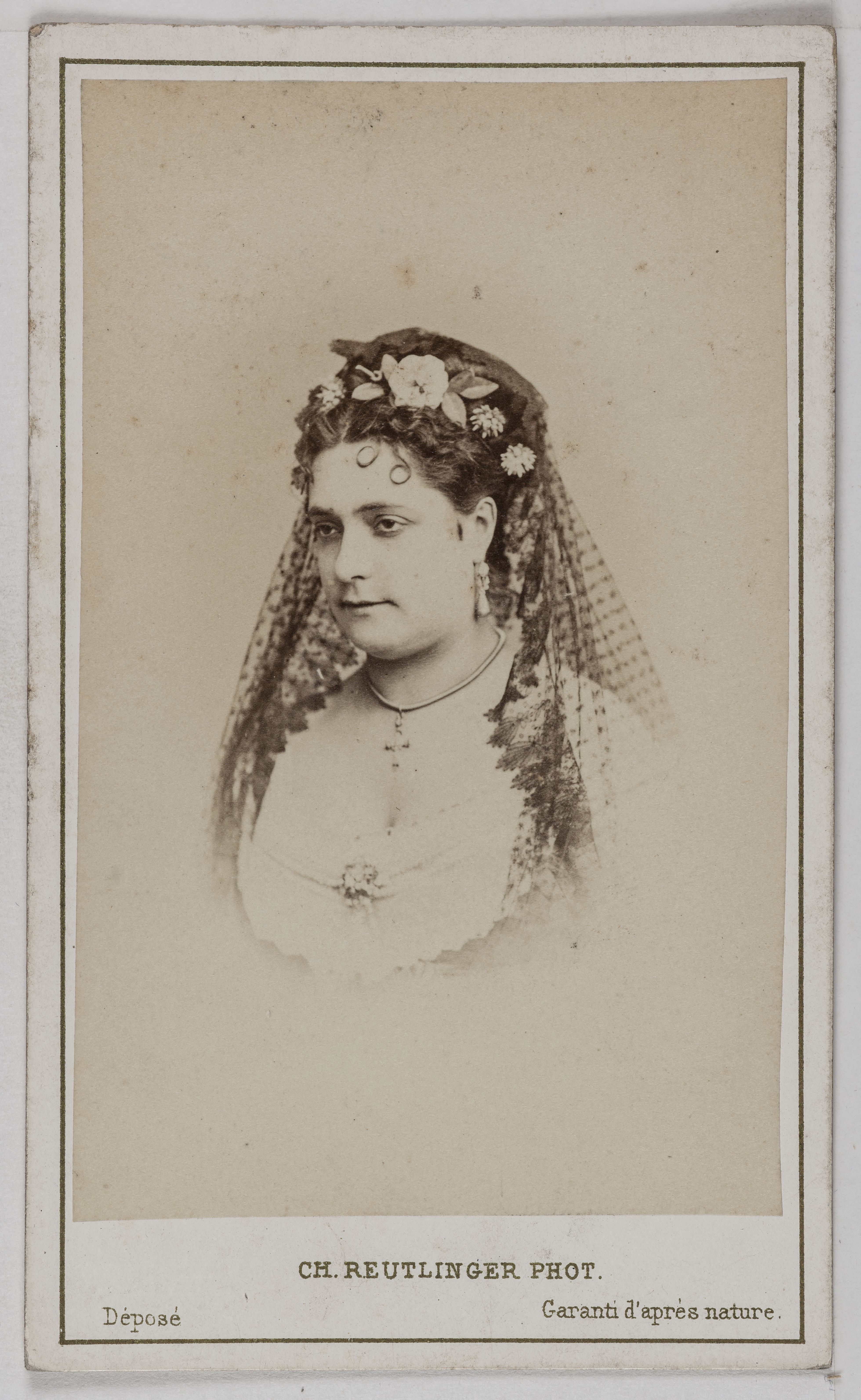 Charles Reutlinger, Portrait de Manville, (actrice)