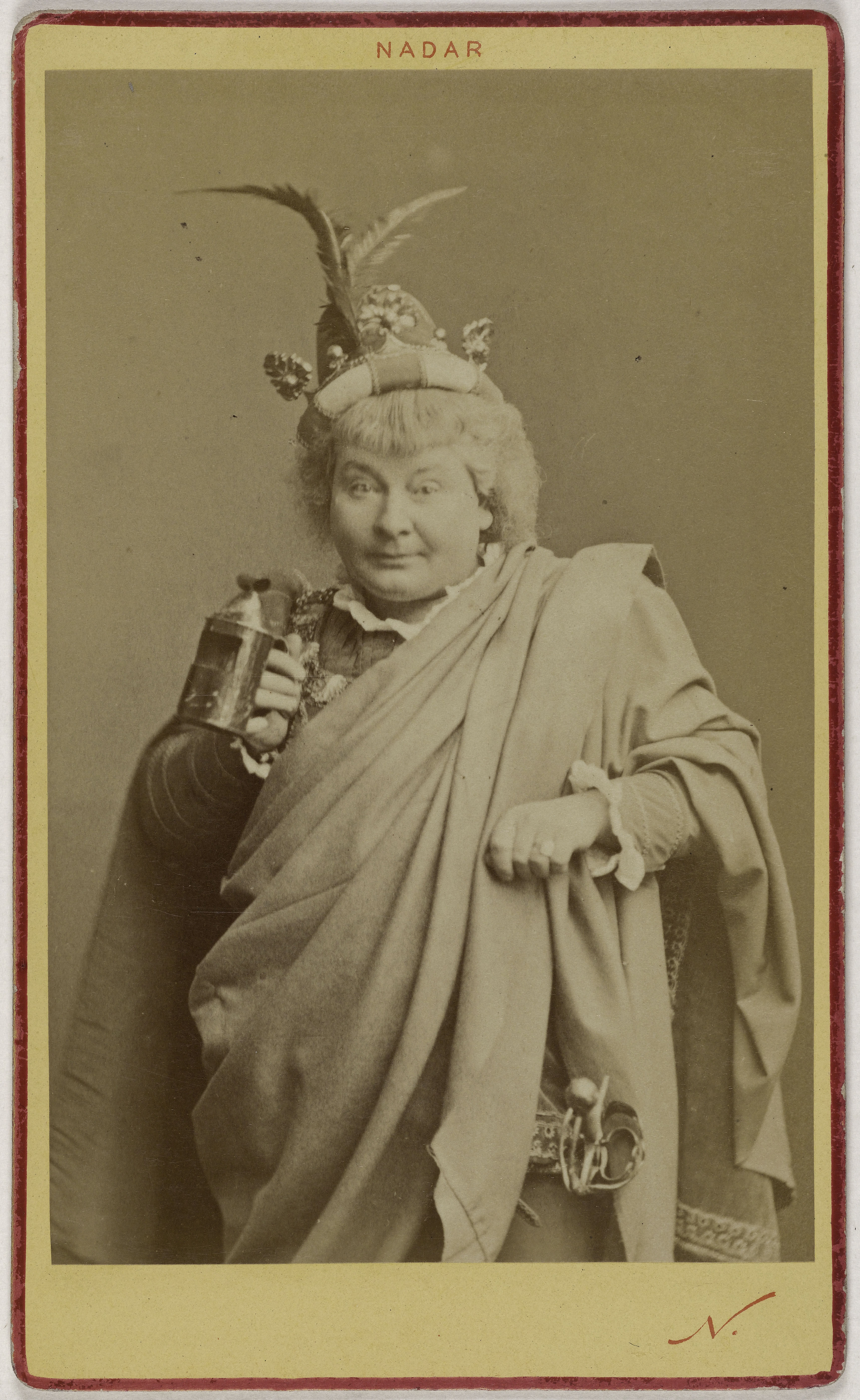 Atelier Nadar, Portrait de Daubray (Michel René Thibaut) (1837-1892), (comique au théâtre du Palais-Royal)