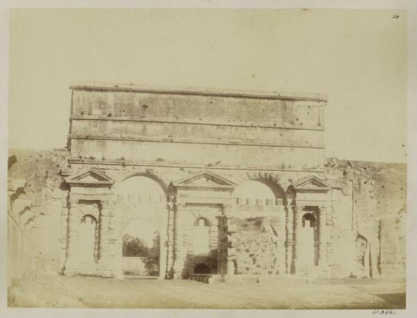 Parker, John Henry, Aqueducts and Gates. Porta Maggiore, with the Aqueducts VIII. Claudia, IX. Anio Novus, and Felice, over it
