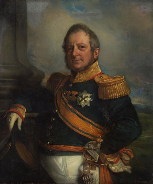 Cornelis Kruseman, Portrait of Hendrik Merkus, Baron de Kock, Army Commandant and after 1826 Lieutenant Governor-General of the Dutch East Indies