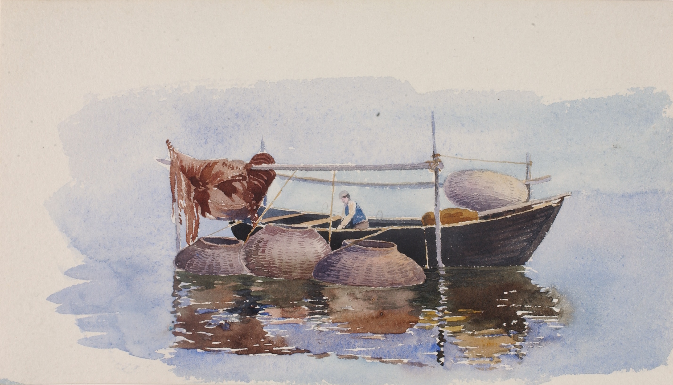 George Elbert Burr, Untitled--Fishing Boat