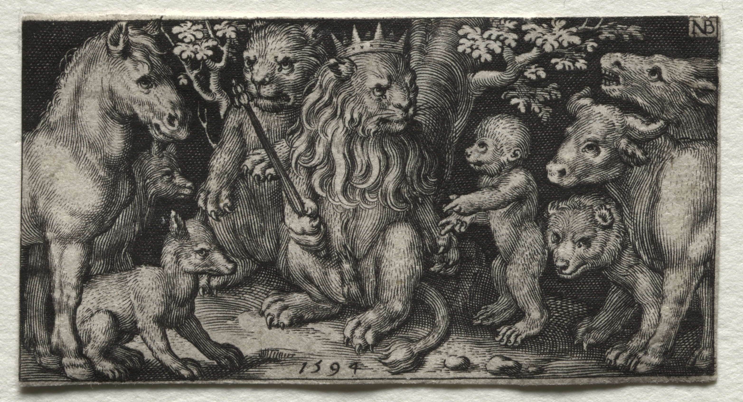 Nicolaes de Bruyn, The King of Beasts
