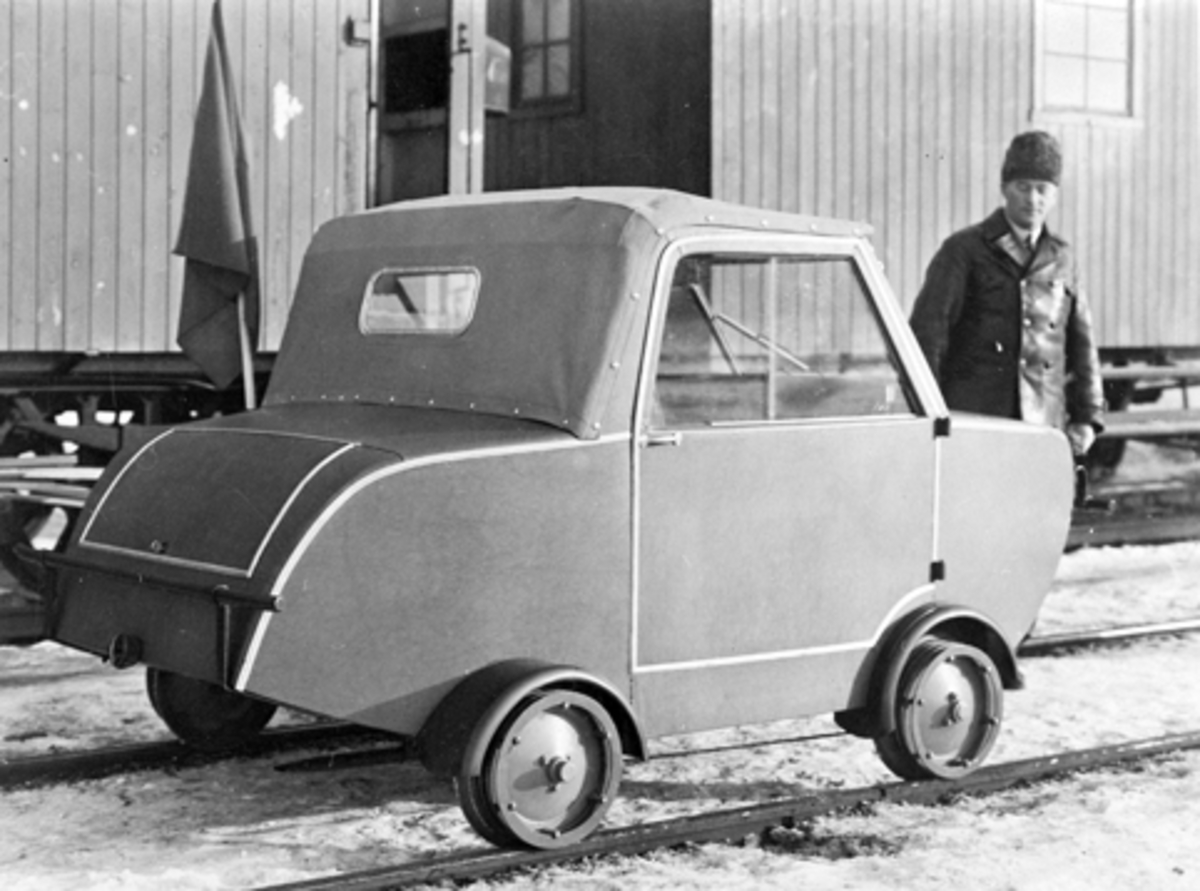 Anno Domkirkeodden, INGENIØR SVERRE HAGEN MEK. VERKSTED, LINDBERGBAKKEN 3, INSPEKSJONSBIL, JERNBANE,