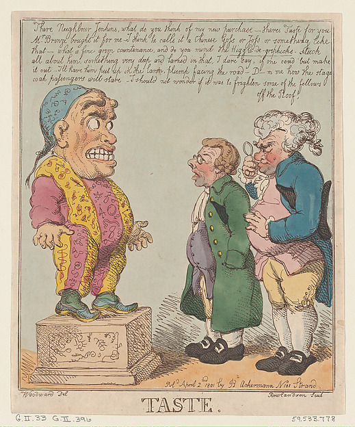 Thomas Rowlandson, Taste