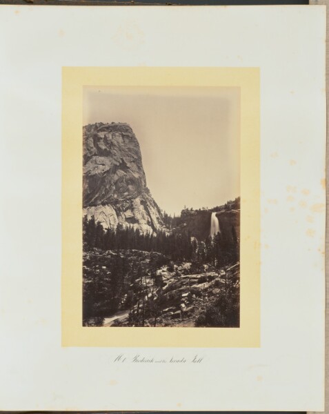 Carleton Watkins, Mt. Broderick and the Nevada Fall