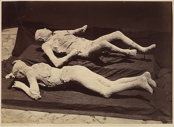 Giorgio Sommer, [Plaster Casts of Bodies, Pompeii]
