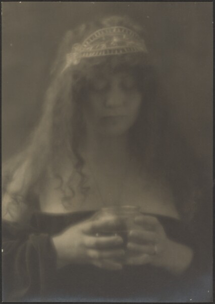 Louis Fleckenstein, [Woman Holding Vase]