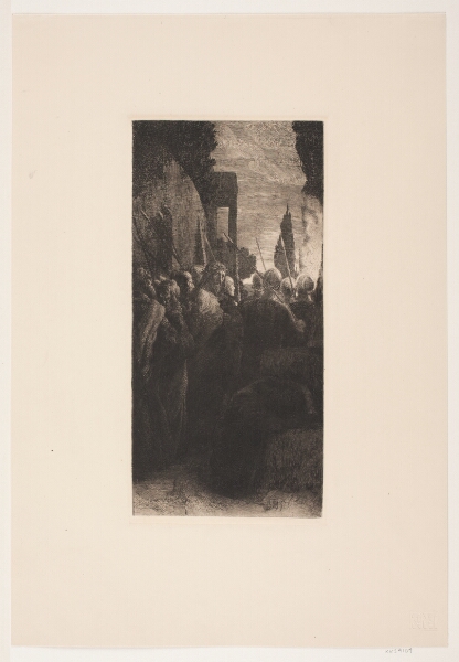 August Jerndorff, Jesus føres for dommerne