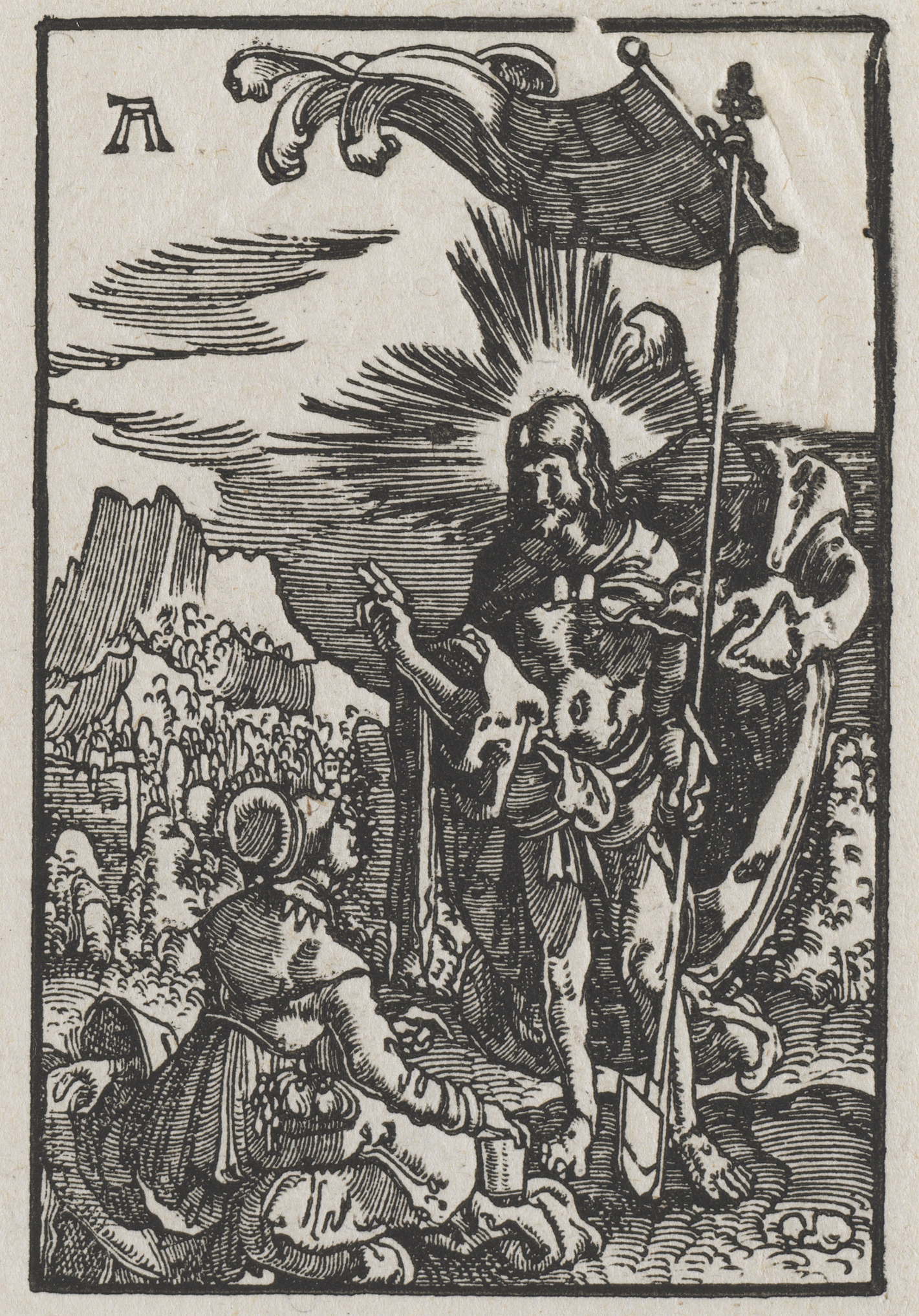 Albrecht Altdorfer, The Fall and Redemption of Man:  Christ Appearing to St. Mary Magdalen