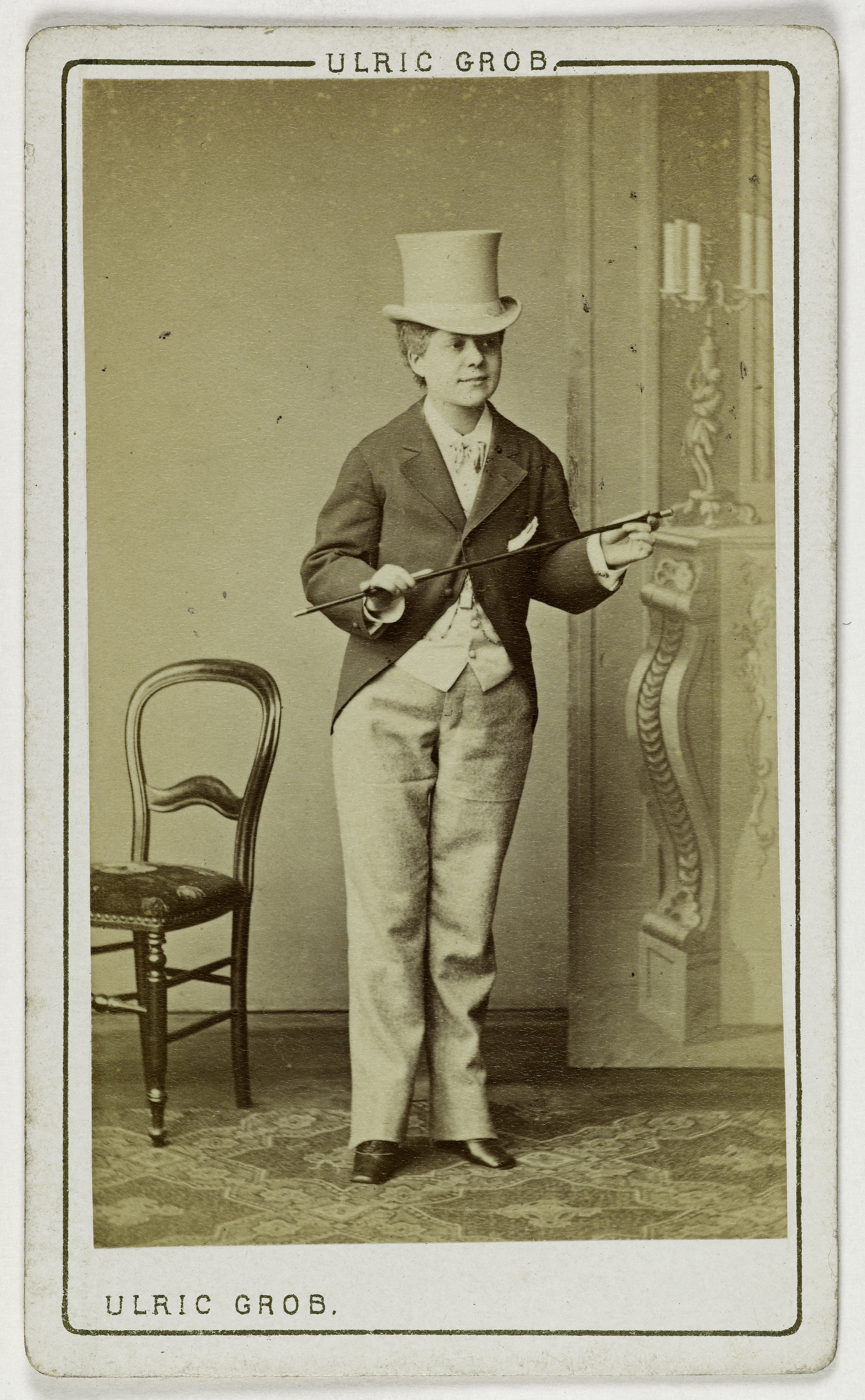 Ulric Grob, Portrait de Mme Grivot, (née Marie Laurent), (1843-1890), (actrice)