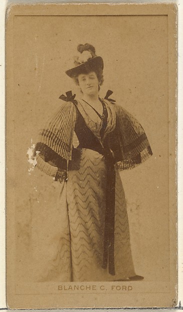 W. Duke, Sons & Co., Blanche C. Ford, from the Actors and Actresses series (N145-8) issued by Duke Sons & Co. to promote Duke Cigarettes