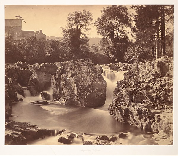 Roger Fenton, Falls of the Llugwy, at Pont-y-Pair