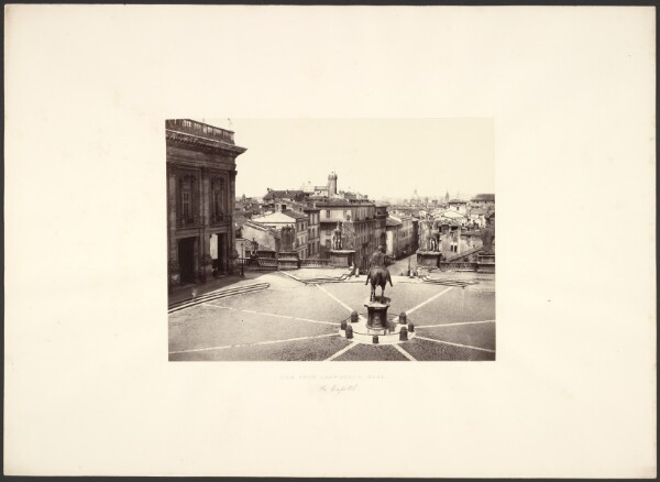 Giorgio Sommer, View from Campidoglio, Rome